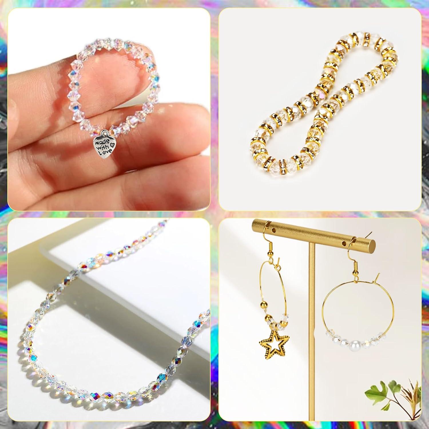 Kit de Pulseras de Perlas de Cristal Vtssvow 590 Piezas