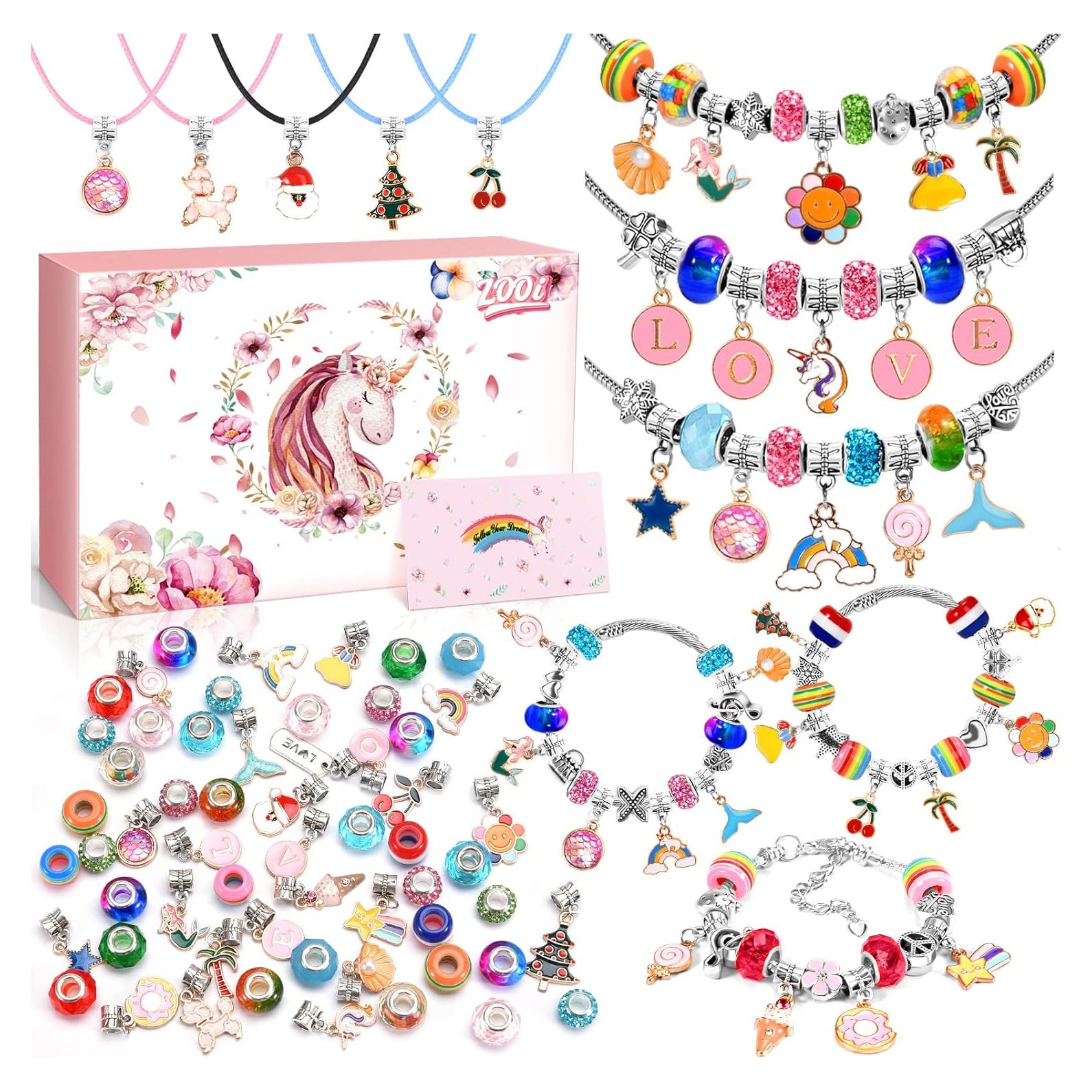 Kit de Fabricación de Pulseras ZOOI para Niñas 67 Piezas