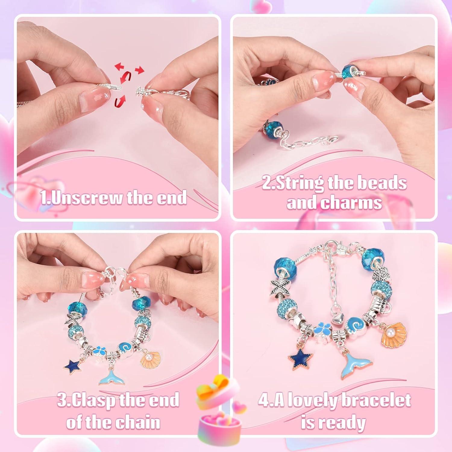 Kit de Fabricación de Pulseras ZOOI para Niñas 67 Piezas