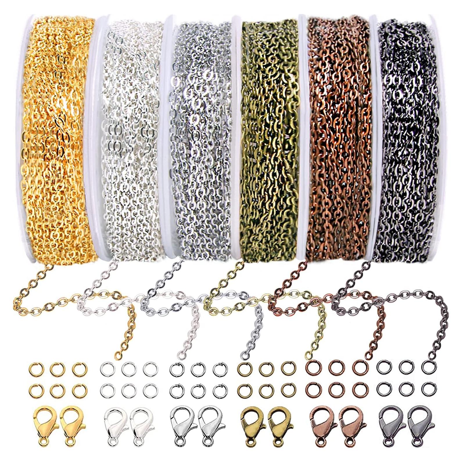 Kit de Suministros para Hacer Joyas Jishi 18m 6 Colores