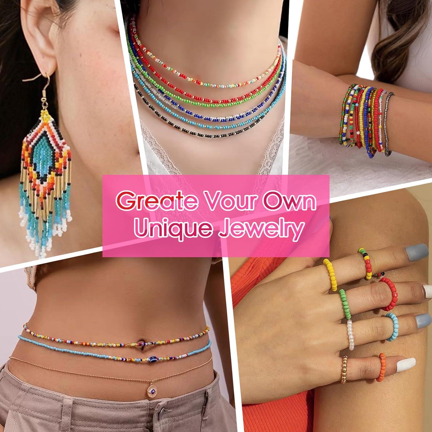 Kit de Cuentas de Vidrio Vtssvow 3mm 10000pcs Mezcla Roja