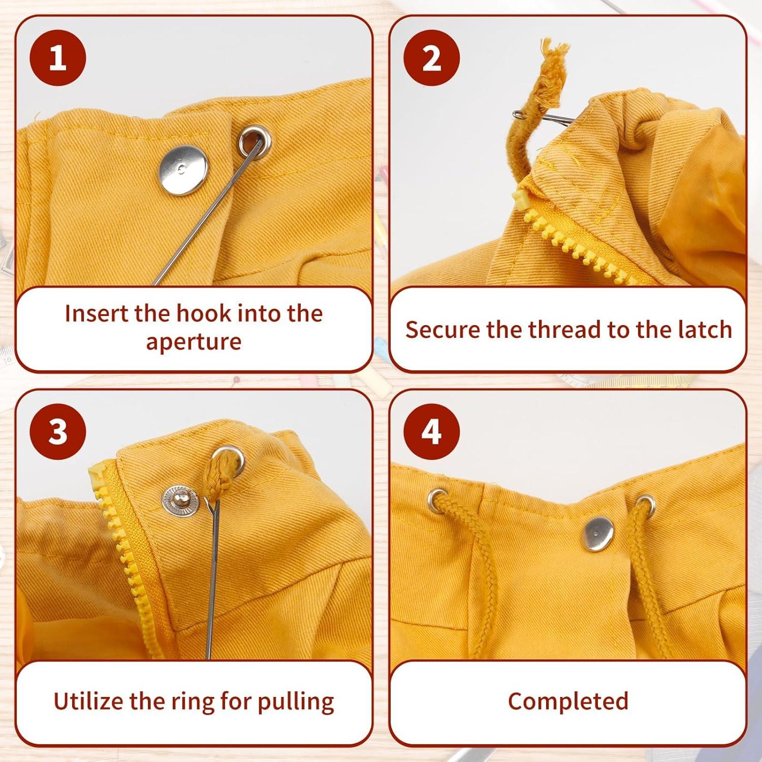 Juego de 4 Agujas de Giro de Bucle Jaydear 26.5 cm