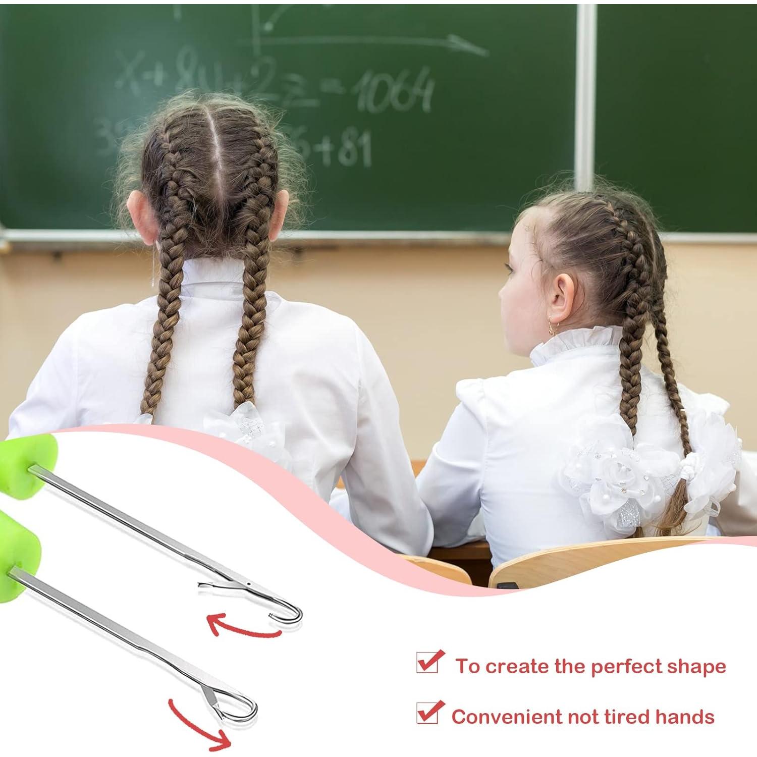 Juego de Agujas de Ganchillo y Clips para Cabello Luinabio - 10 Piezas