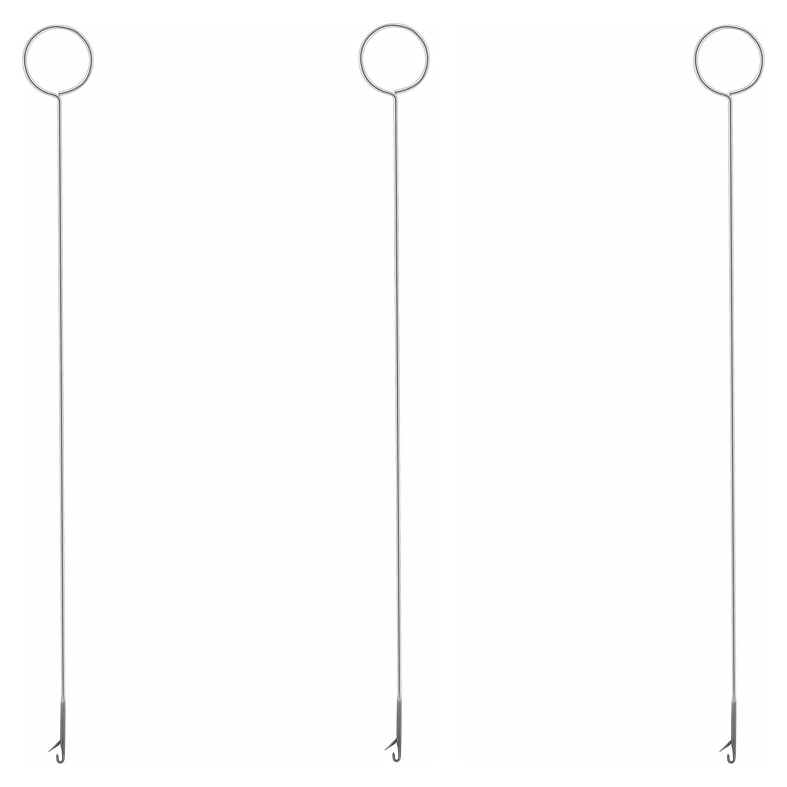 Gancho de Turner de Costura ZXUEZHENG 3 Piezas 26.5cm Acero Inoxidable