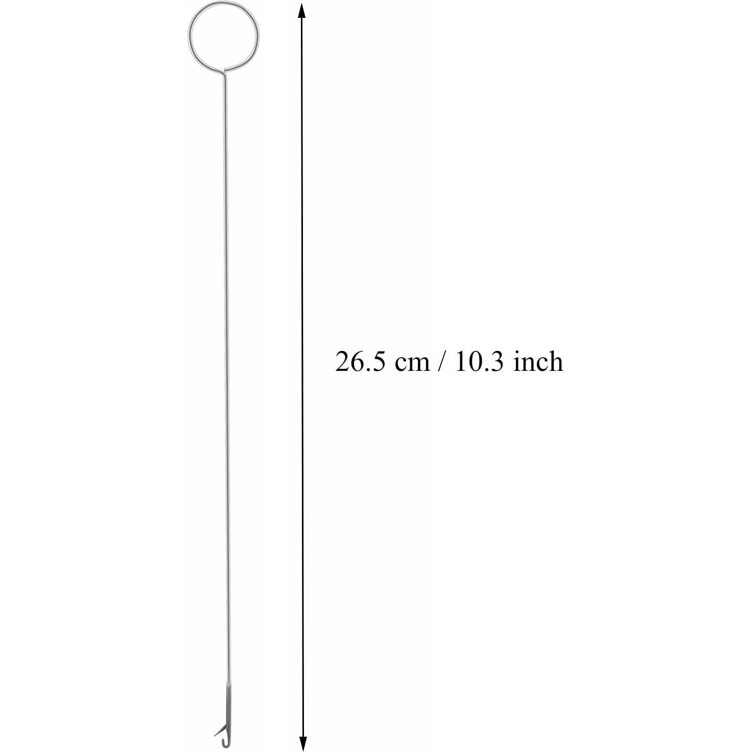 Gancho de Turner de Costura ZXUEZHENG 3 Piezas 26.5cm Acero Inoxidable