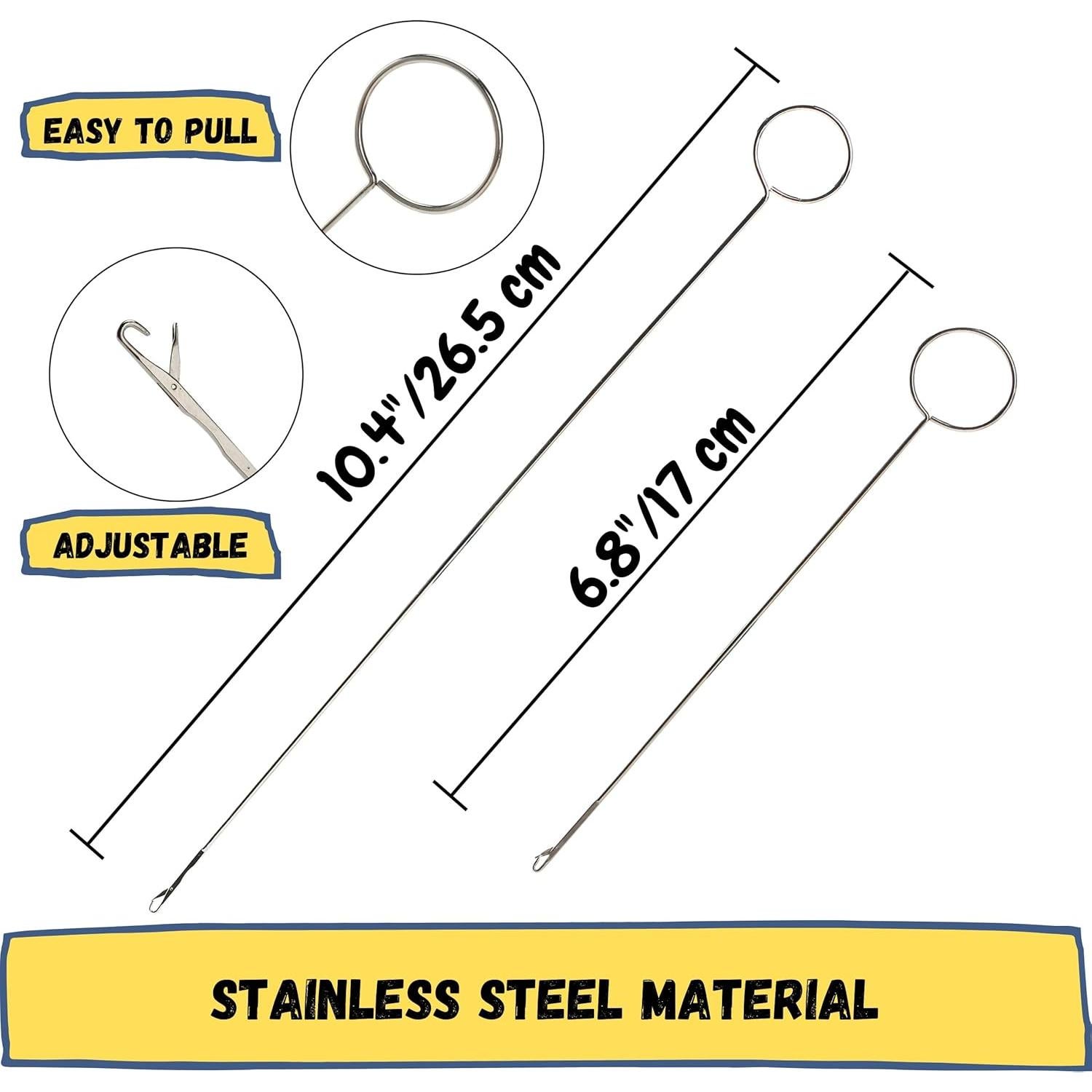 Gancho de Turner de Bucle Mr. Pen, Acero Inoxidable, 4 Piezas