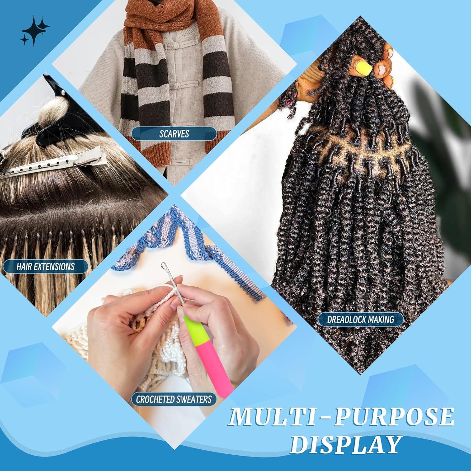 Gancho de Cierre MORFEN 2 Piezas para Cabello y Manualidades