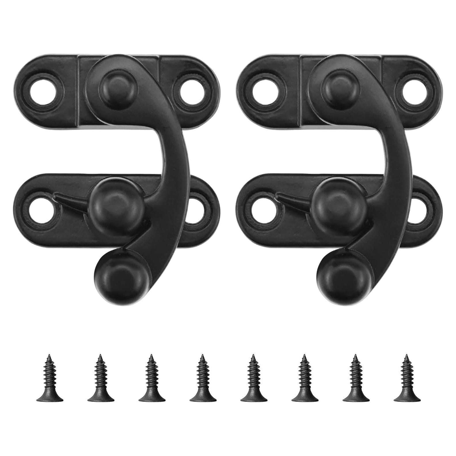 Cierre de Hasp Pequeño ZIUZI Negro Antiguo 2 Piezas 33x28mm