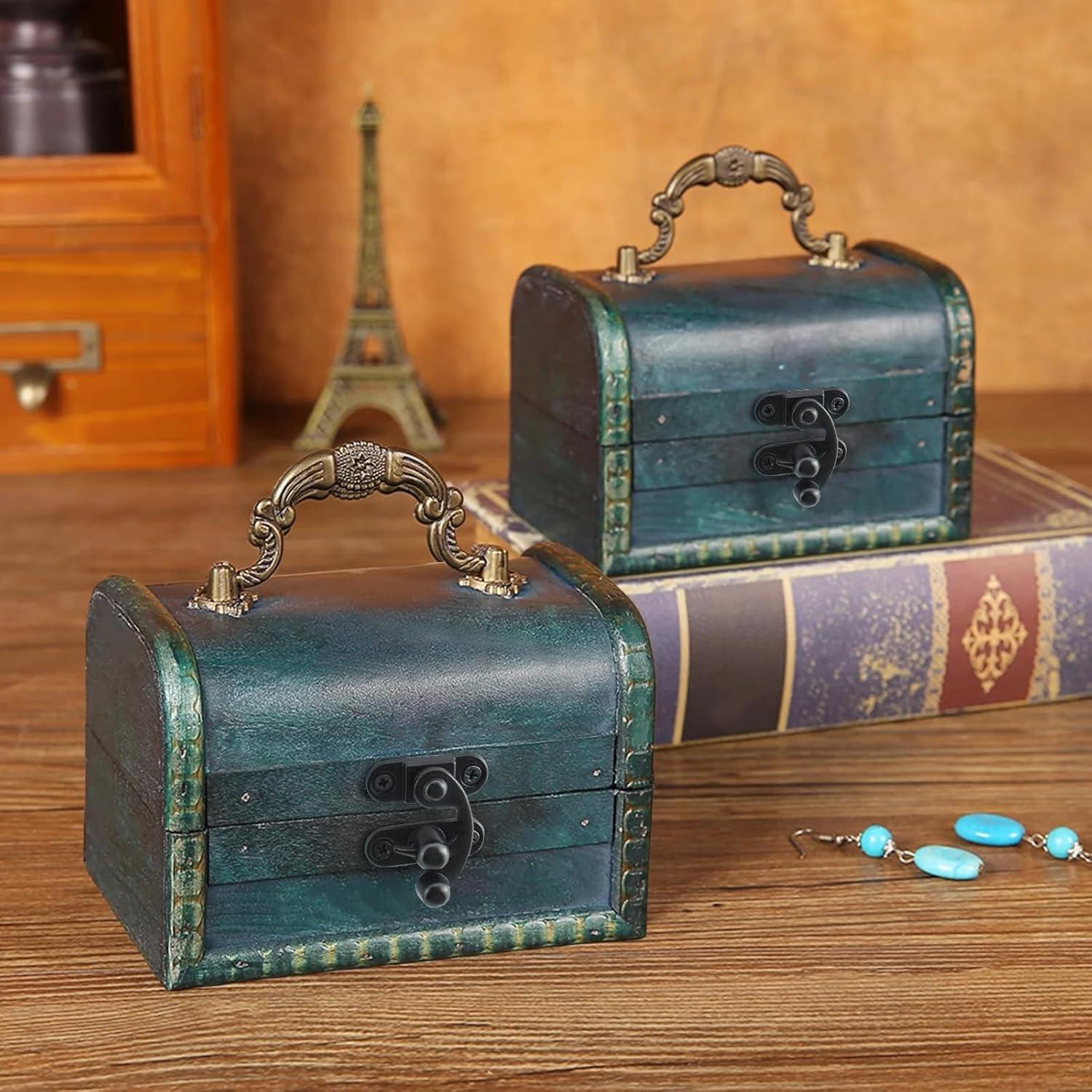 Cierre de Hasp Pequeño ZIUZI Negro Antiguo 2 Piezas 33x28mm