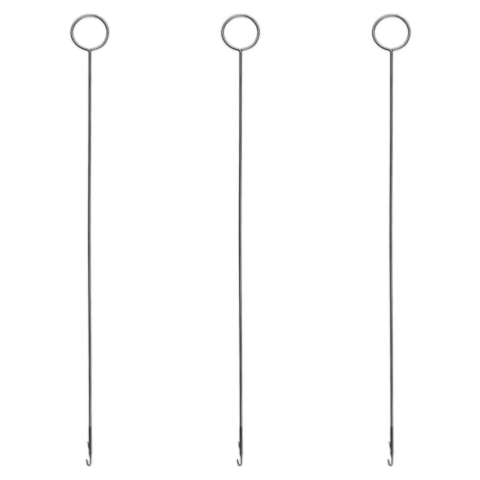 Set de 3 Enhebradores de Pasacintas HAHIYO 26.5cm Acero Inoxidable