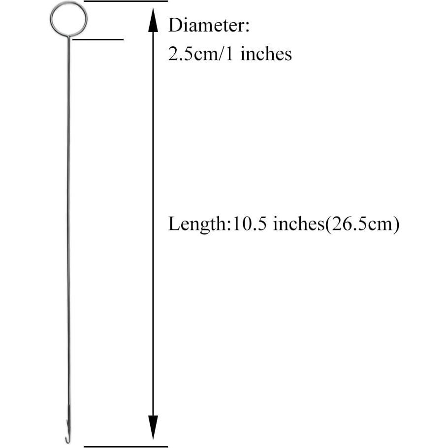 Set de 3 Enhebradores de Pasacintas HAHIYO 26.5cm Acero Inoxidable