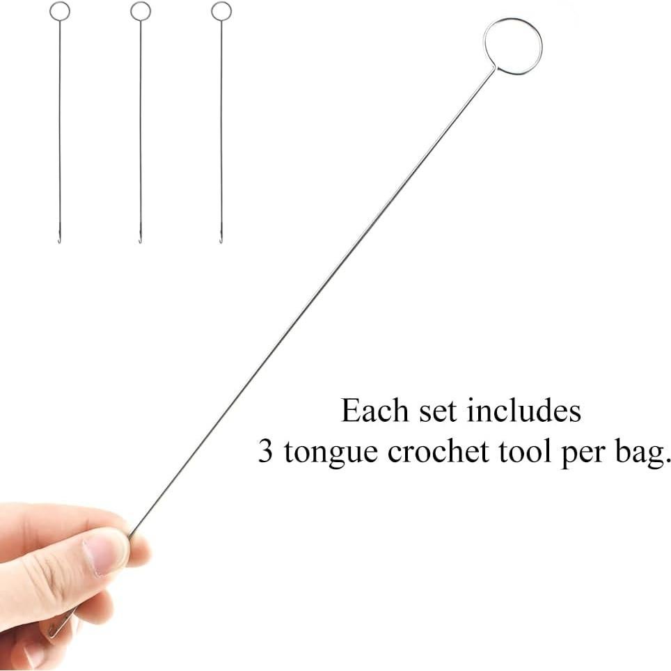 Set de 3 Enhebradores de Pasacintas HAHIYO 26.5cm Acero Inoxidable