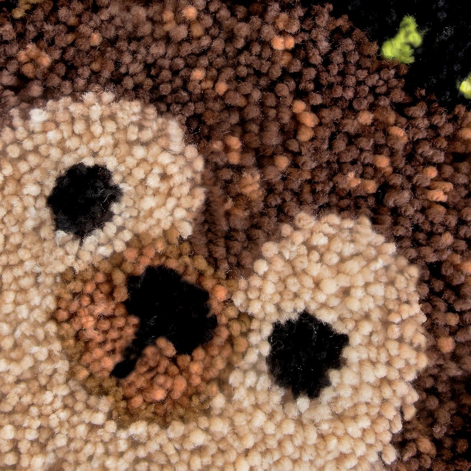 Kit de Latch Hook Dimensions Squishmallows Hans 30x30 cm 6 Piezas