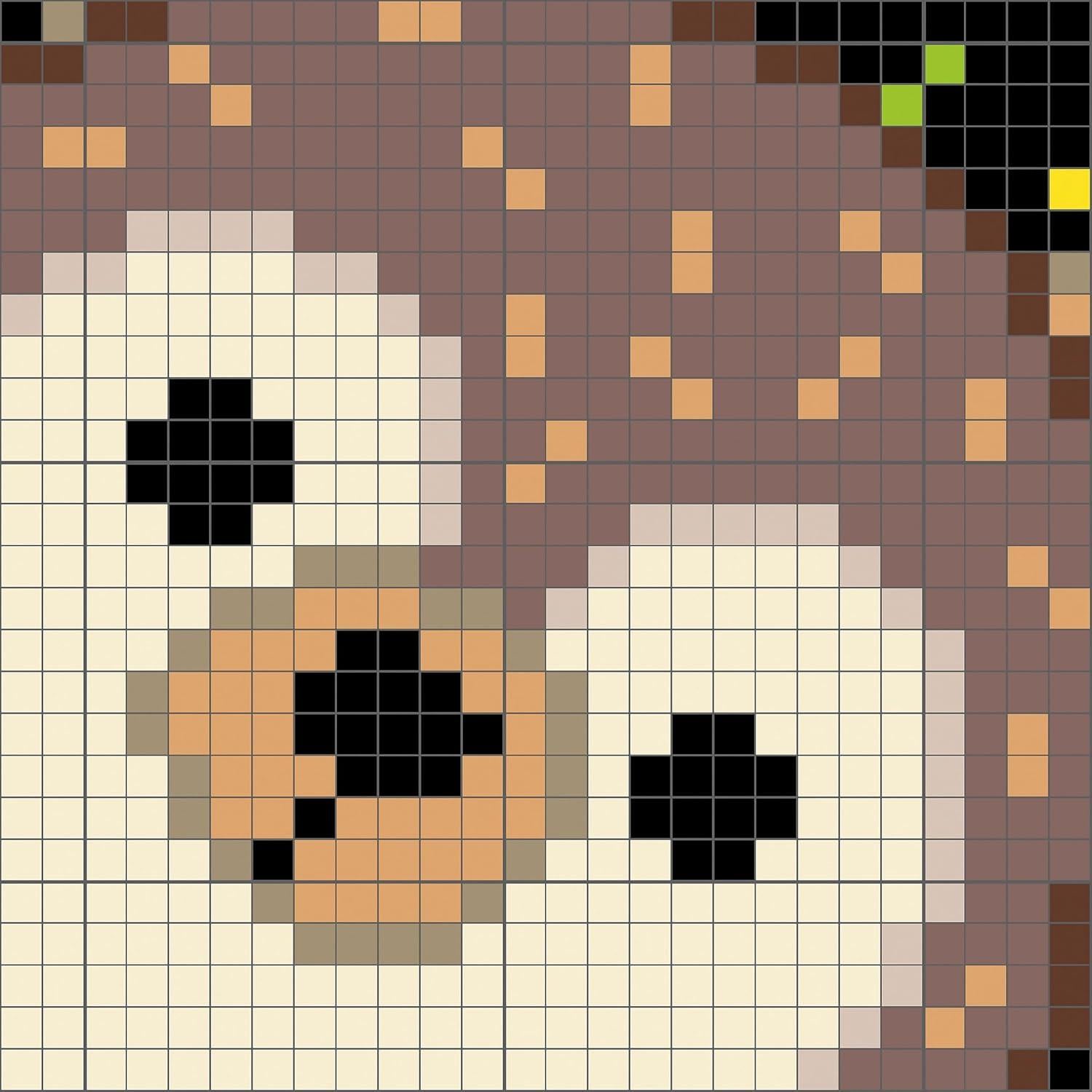 Kit de Latch Hook Dimensions Squishmallows Hans 30x30 cm 6 Piezas