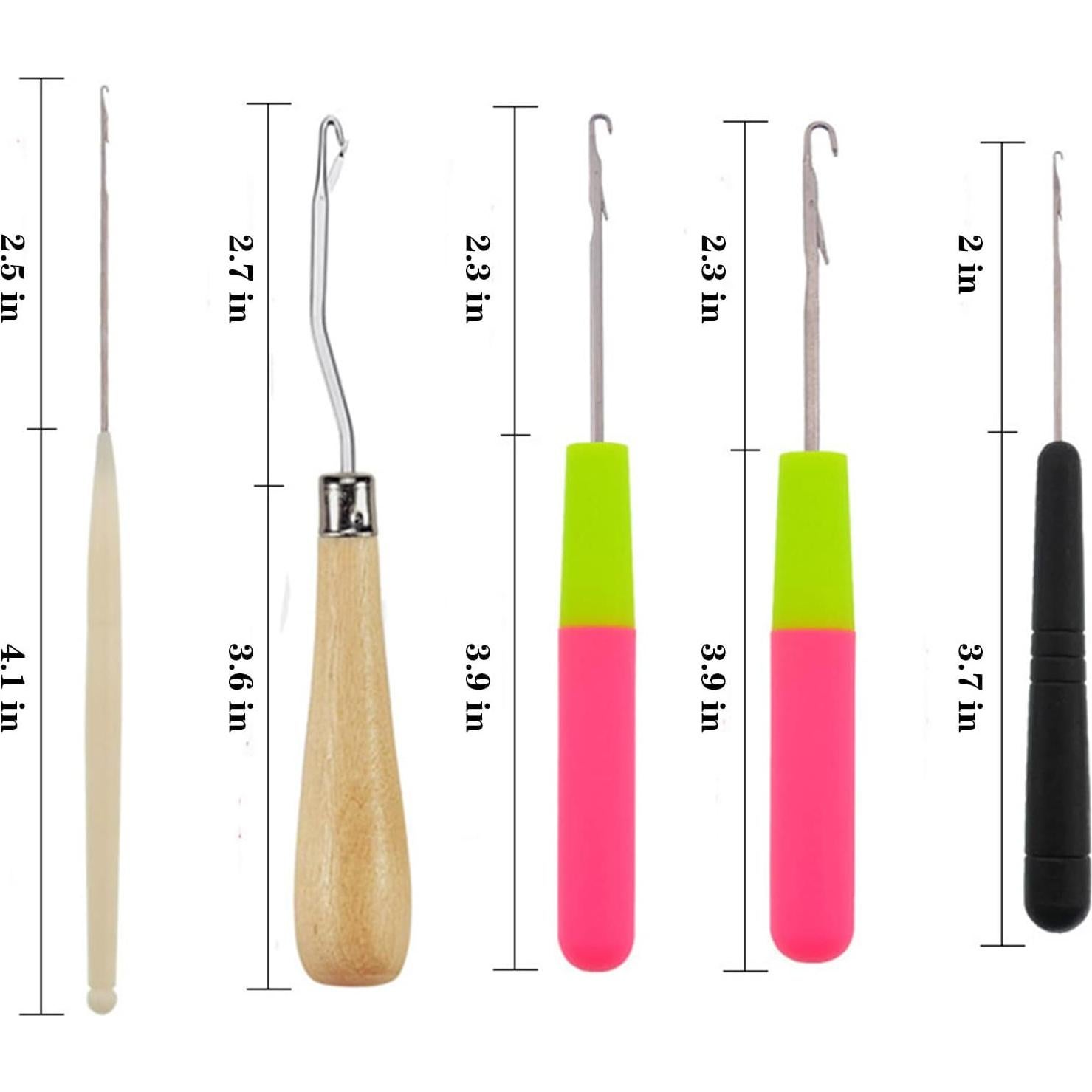 Juego de 5 Agujas de Gancho de Cierre UPerfe para Manualidades