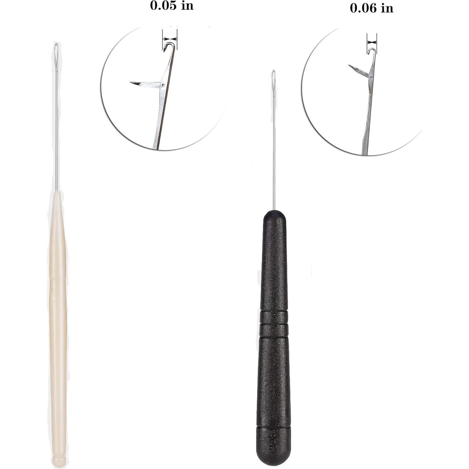 Juego de 5 Agujas de Gancho de Cierre UPerfe para Manualidades