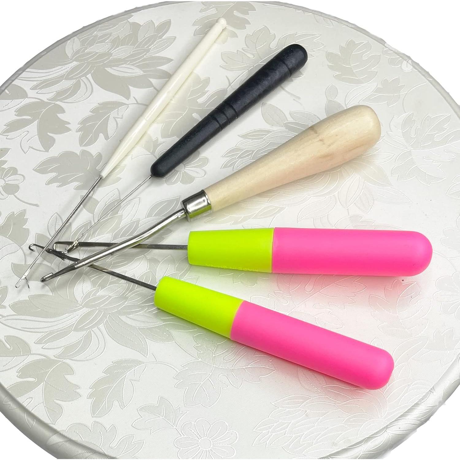 Juego de 5 Agujas de Gancho de Cierre UPerfe para Manualidades