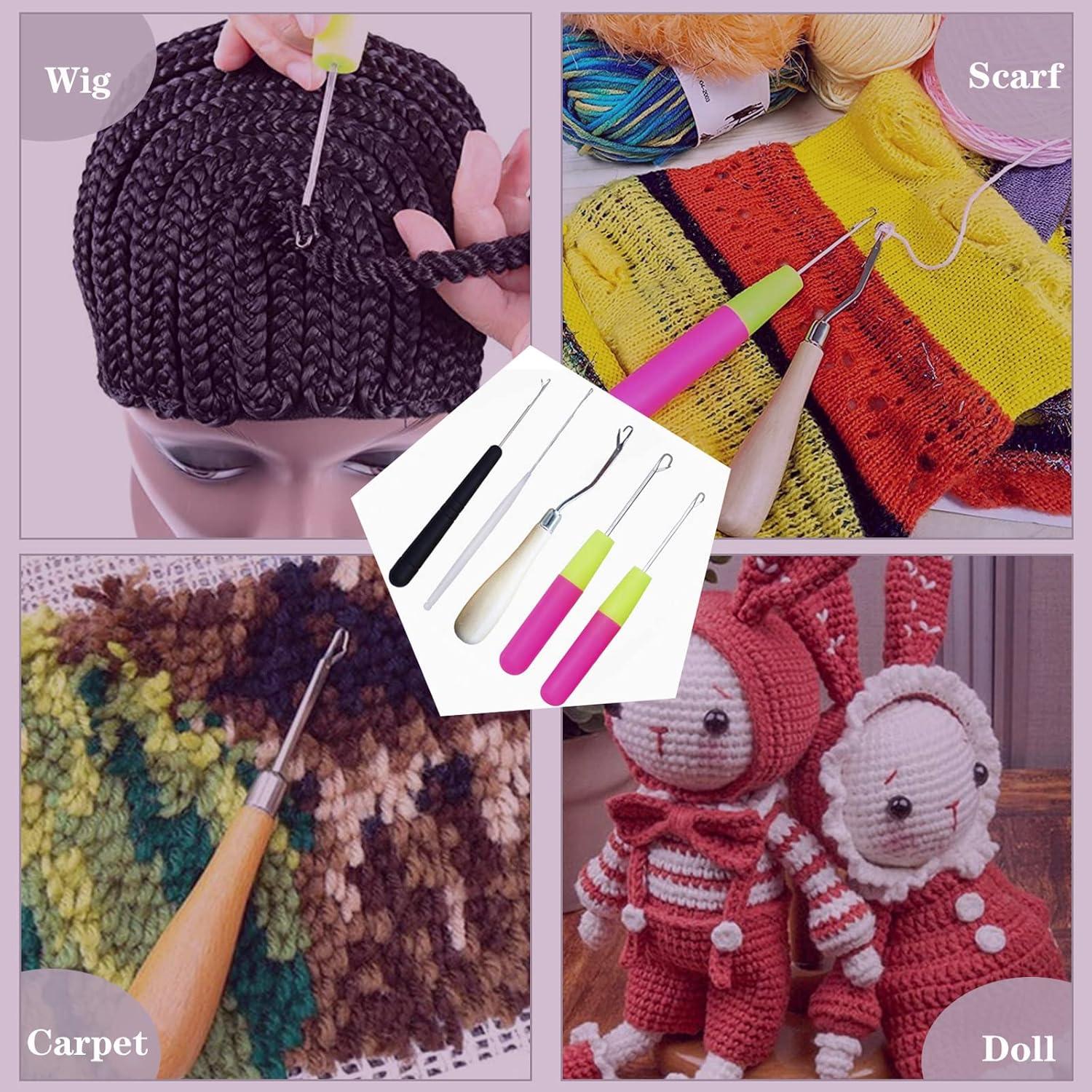 Juego de 5 Agujas de Gancho de Cierre UPerfe para Manualidades