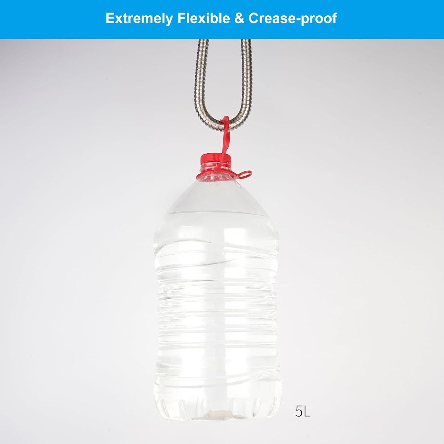 Manguera de Ducha Hibbent 228.6 cm Acero Inoxidable Niquelado