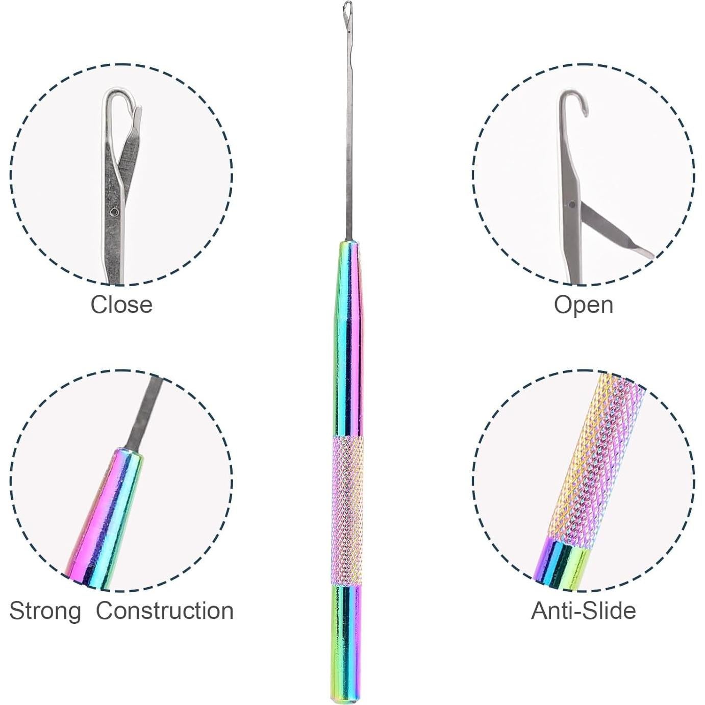 Kit de Herramientas para Extensiones de Cabello NEWISHTOOL 3 Pcs