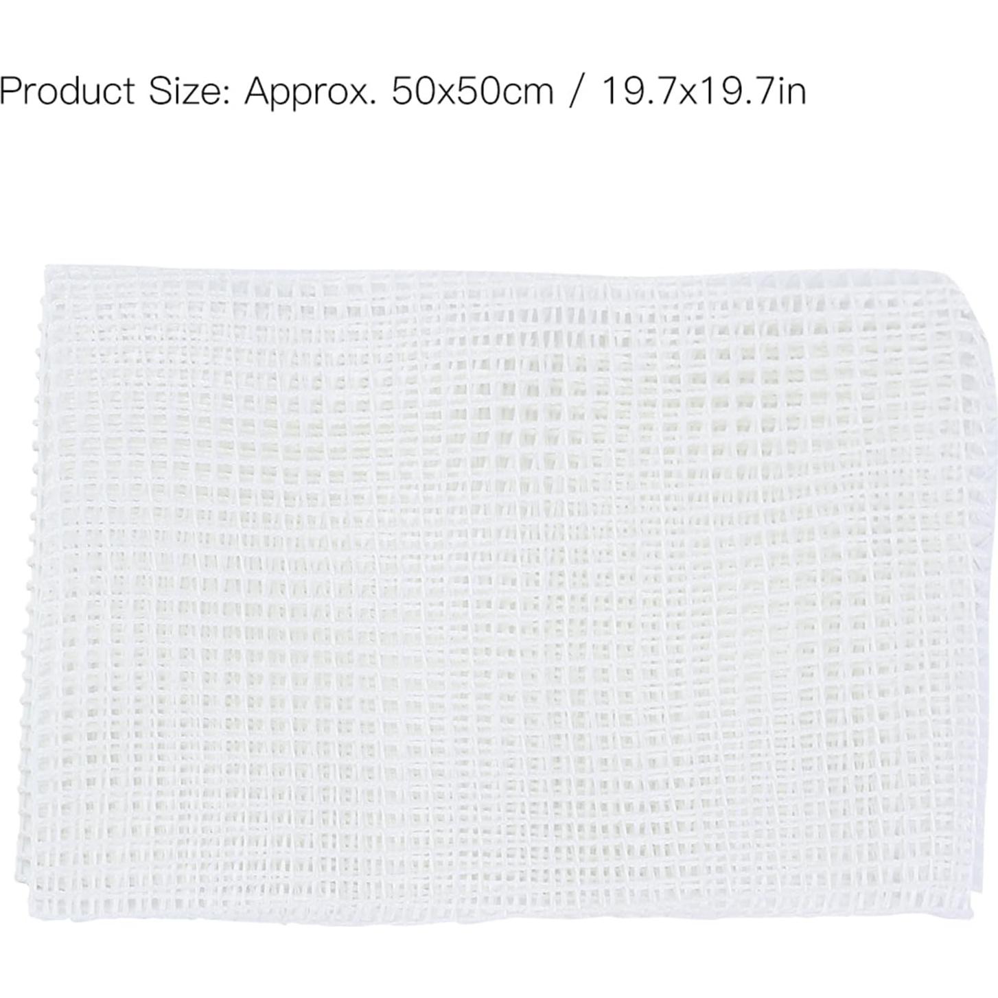 Tela de Malla para Tejer Alfombras Kodrily 50x50cm con Gancho