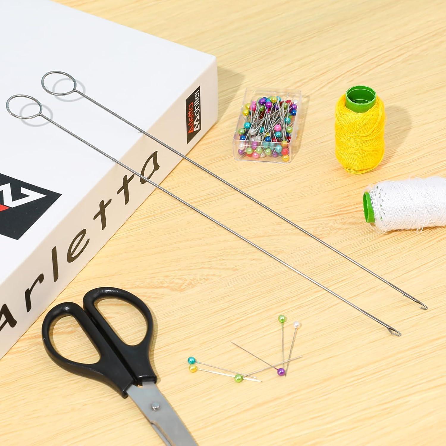 Set de 6 Ganchos de Costura Genérico 26.5 cm Acero Inoxidable