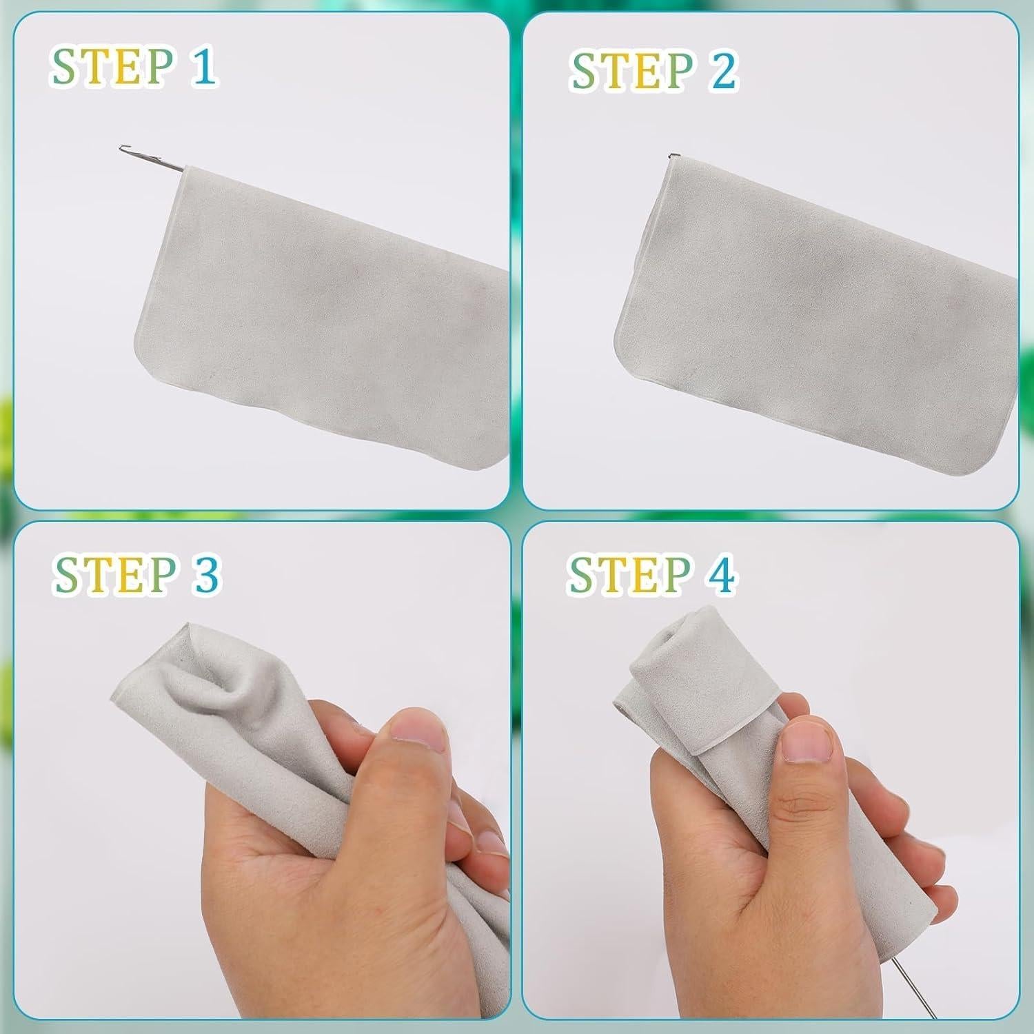 Set de 6 Ganchos de Costura Genérico 26.5 cm Acero Inoxidable