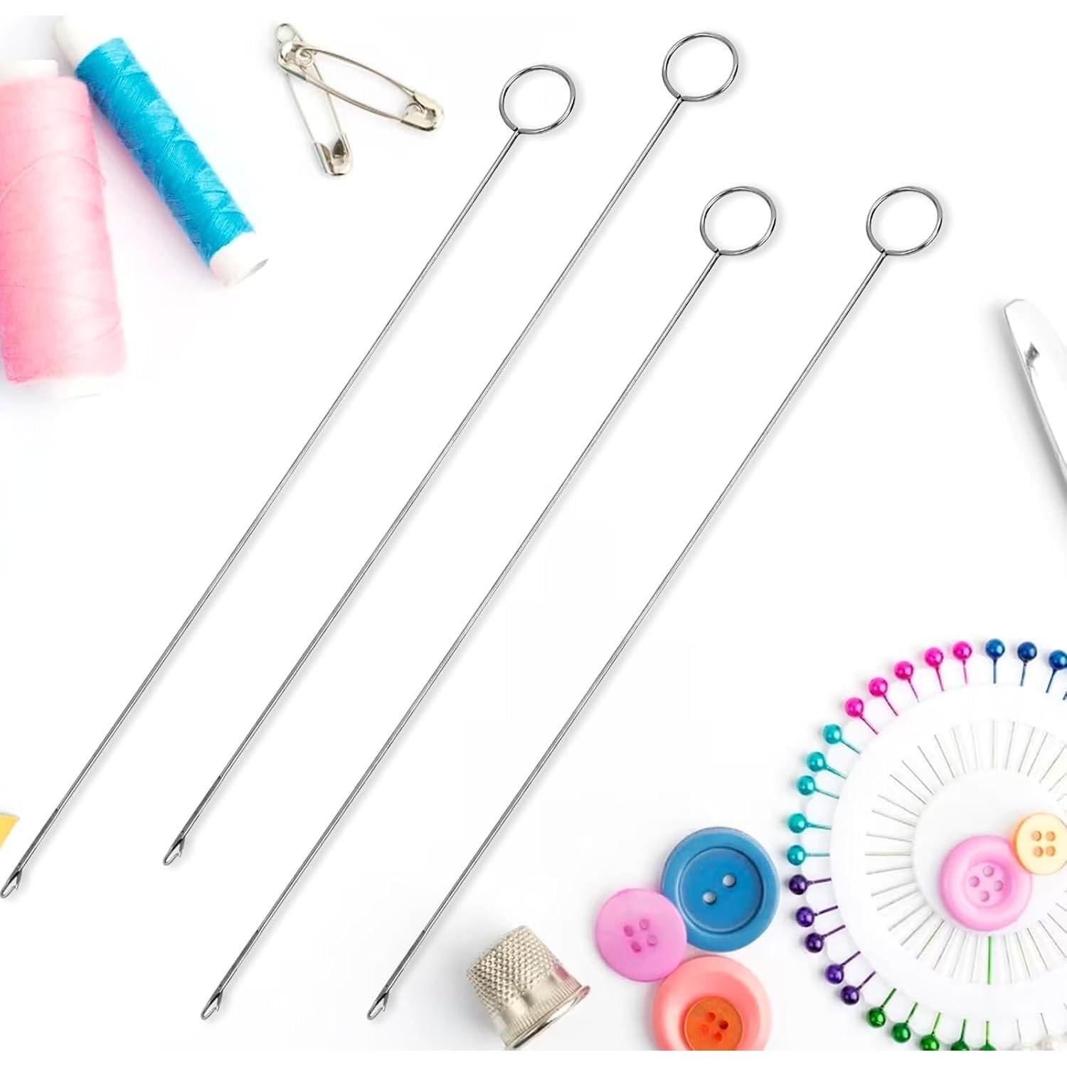 Set de 6 Ganchos de Costura Genérico 26.5 cm Acero Inoxidable