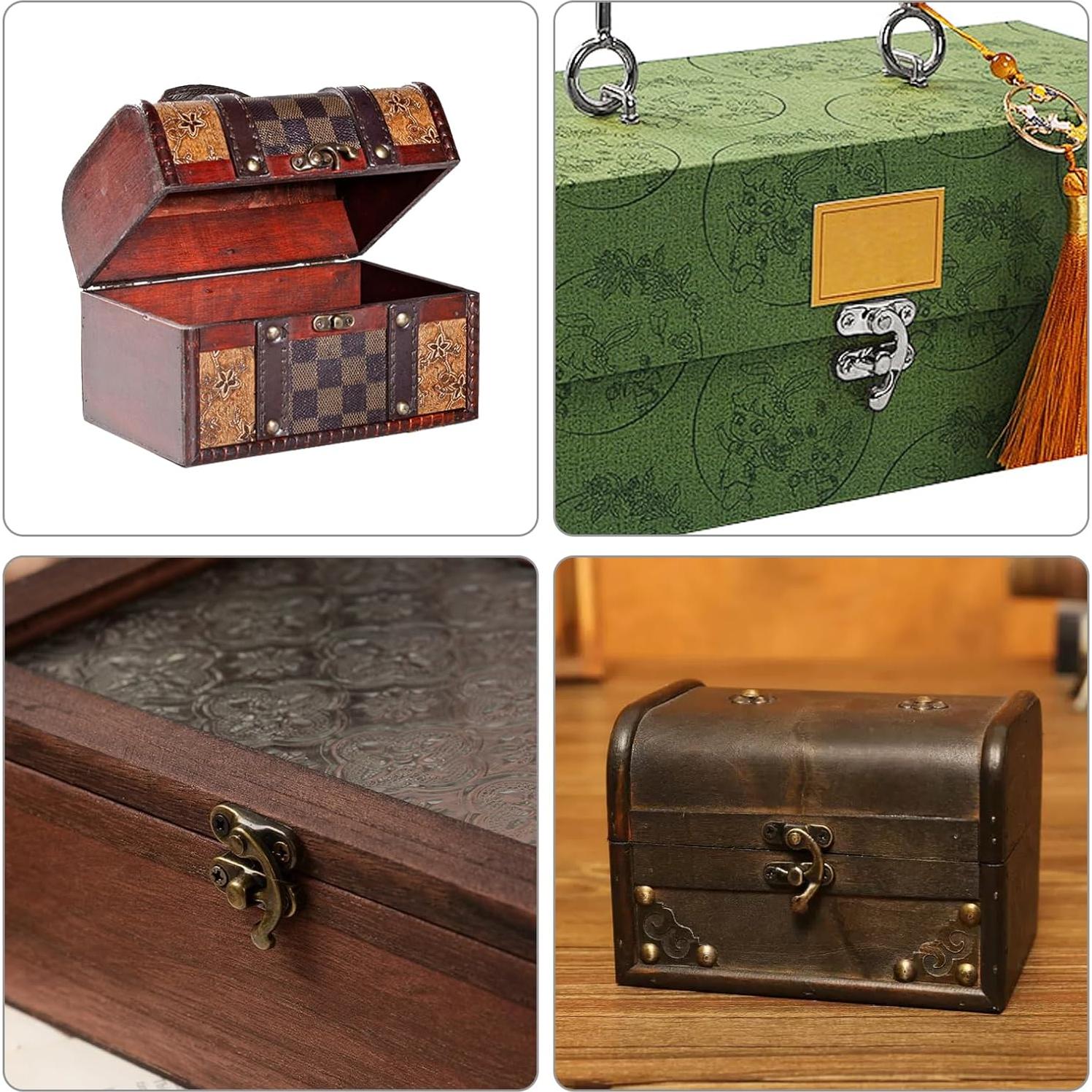 2 Pack Pestillo Antiguo de Brazo Oscilante 33mm Niquelado