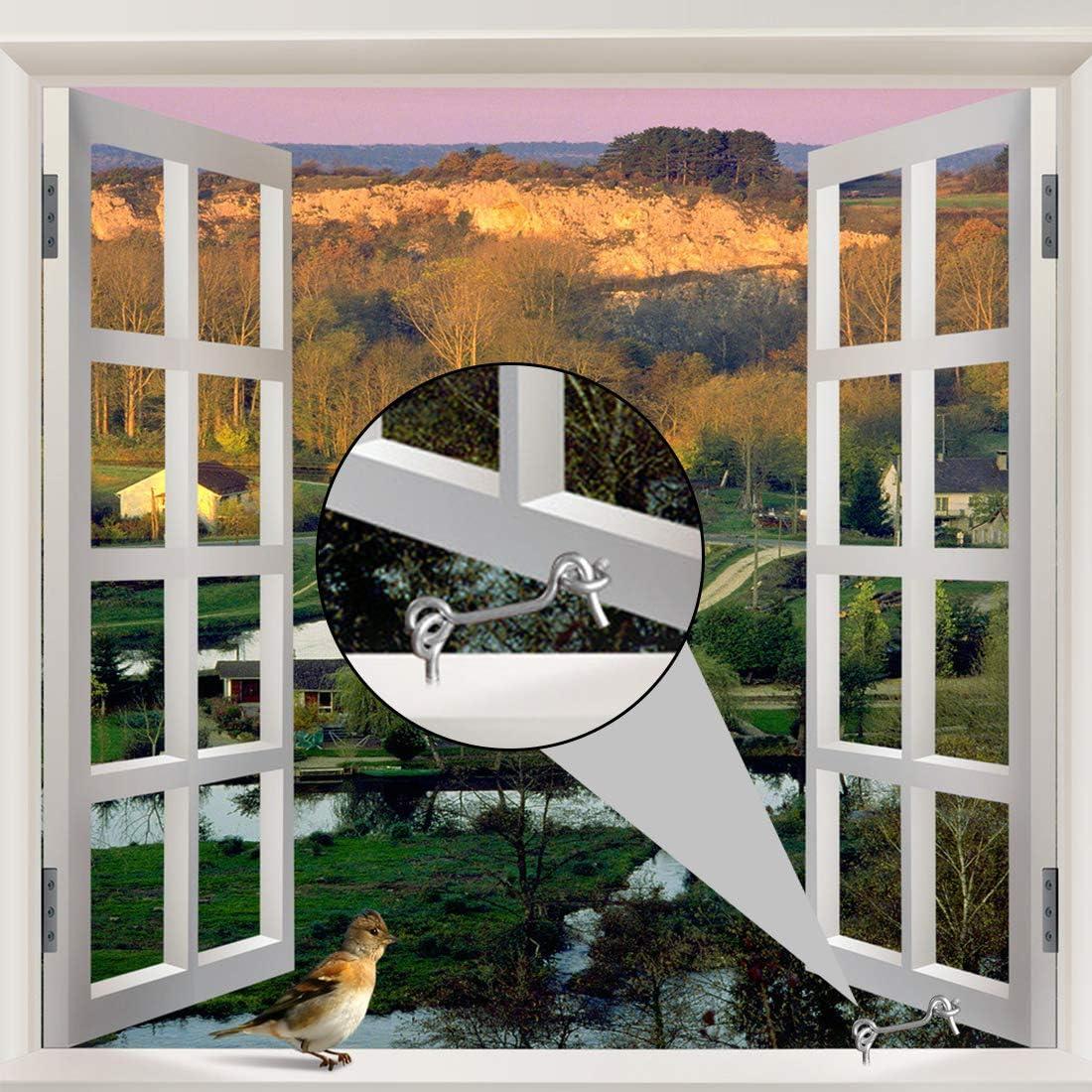 Gancho de Cabina Zorfeter 8 Pcs 50 mm Acero Galvanizado