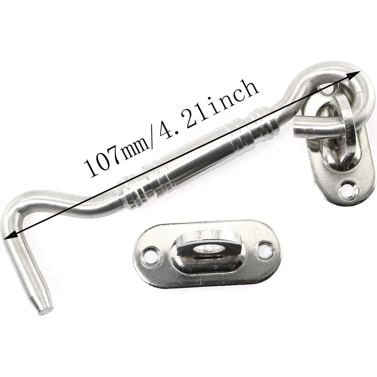 Gancho Ojo de Acero Inoxidable RLECS 110mm para Puerta