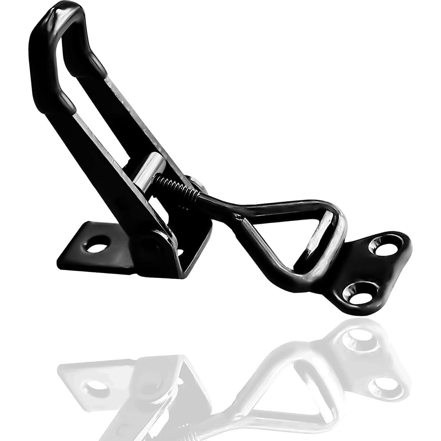 Ganchos de Palanca Ajustables E-TING 6Pack 100kg Metal Negro