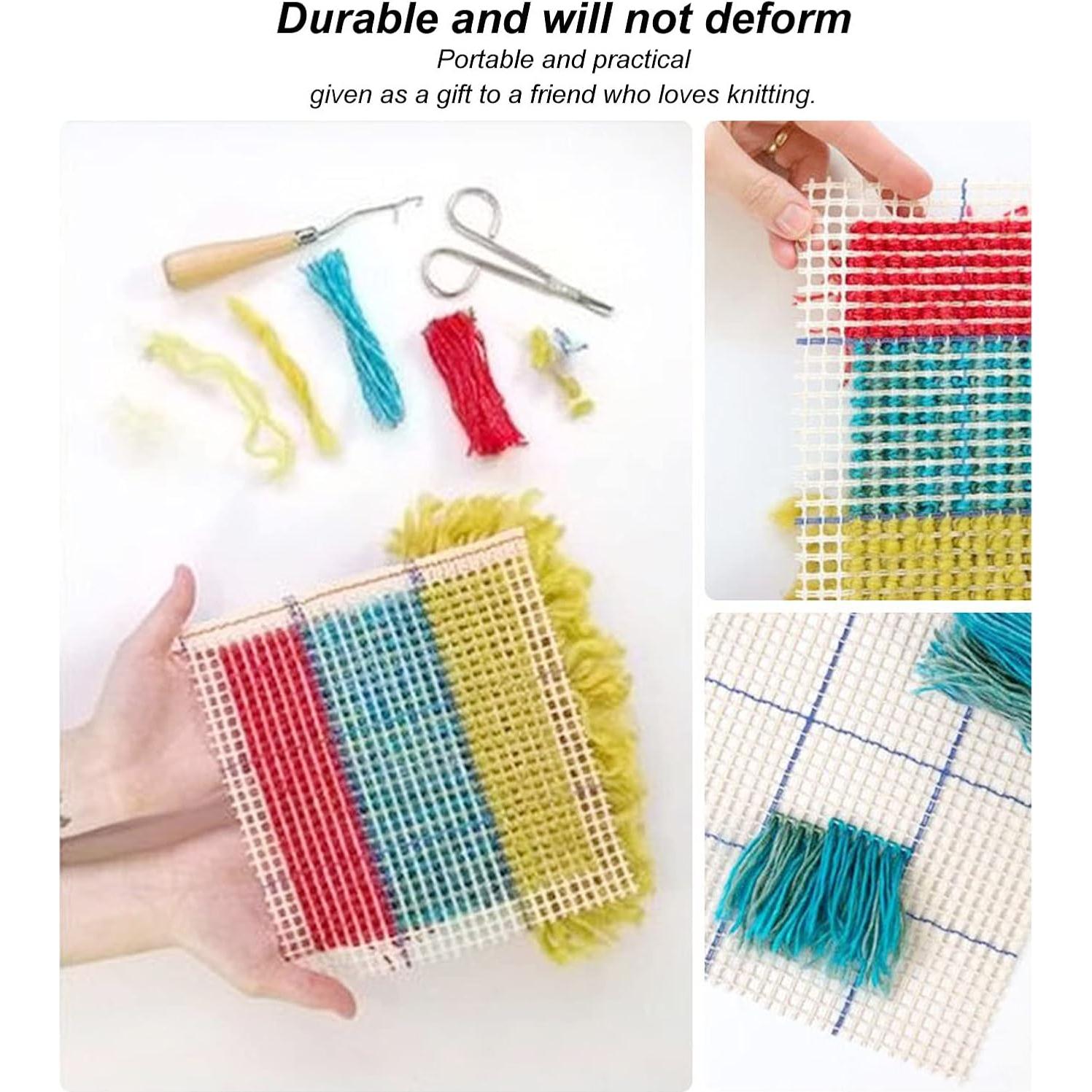 Kit de Malla para Ganchillo de Alfombra PESUMA - 50x50cm