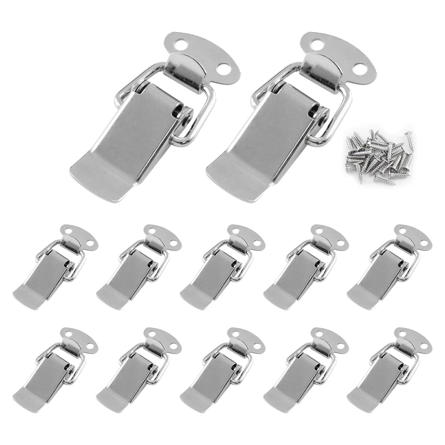 Paquete de 12 Pestillos de Resorte Jiozermi Acero Inoxidable 304