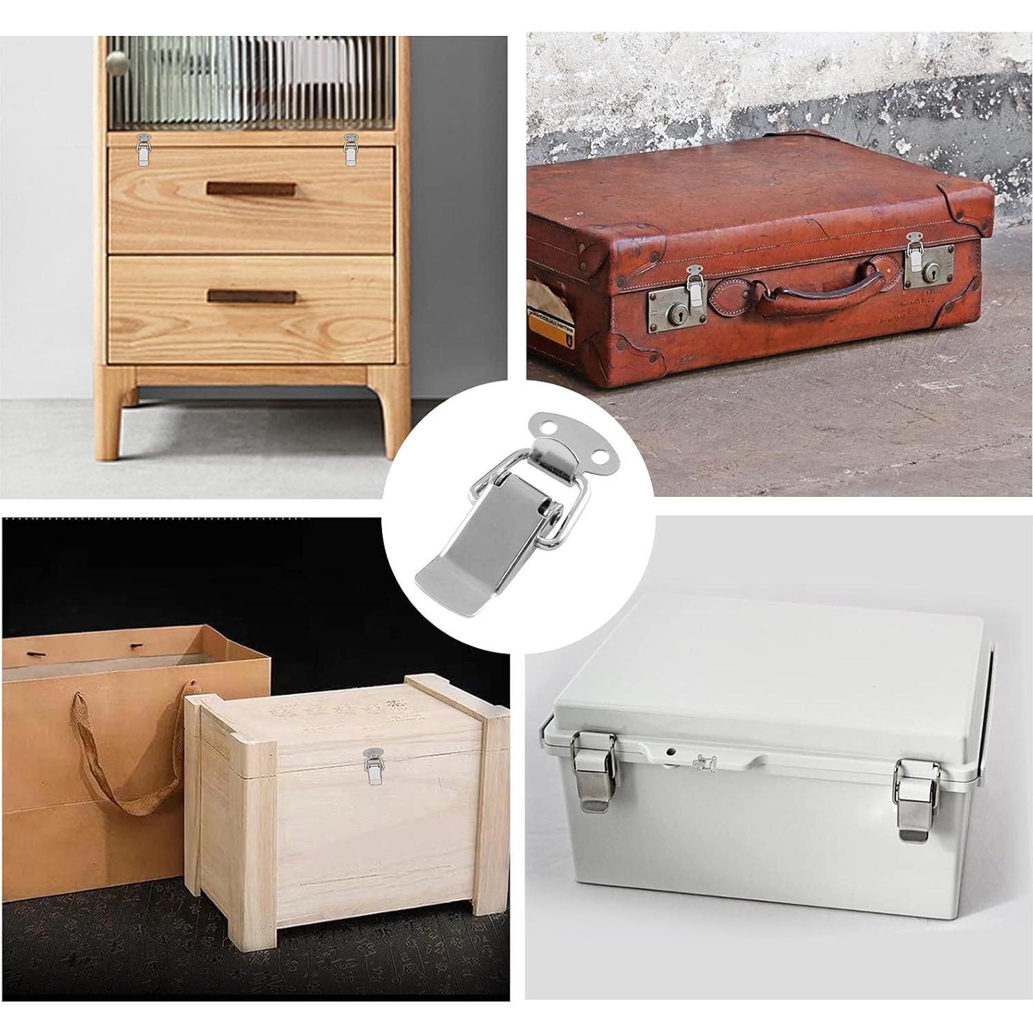 Paquete de 12 Pestillos de Resorte Jiozermi Acero Inoxidable 304