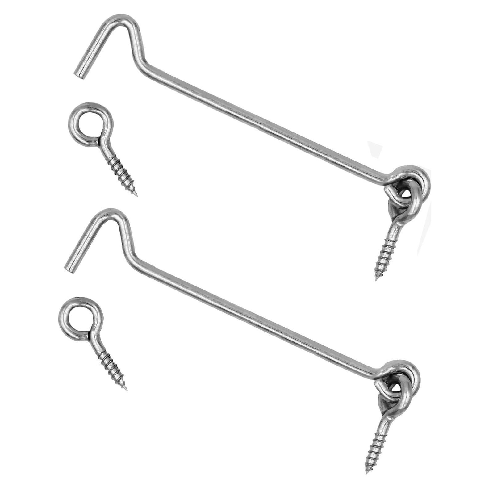 Gancho y Ojo de Puerta Wideskall Acero Zincado 15.88kg (2 Pzas)