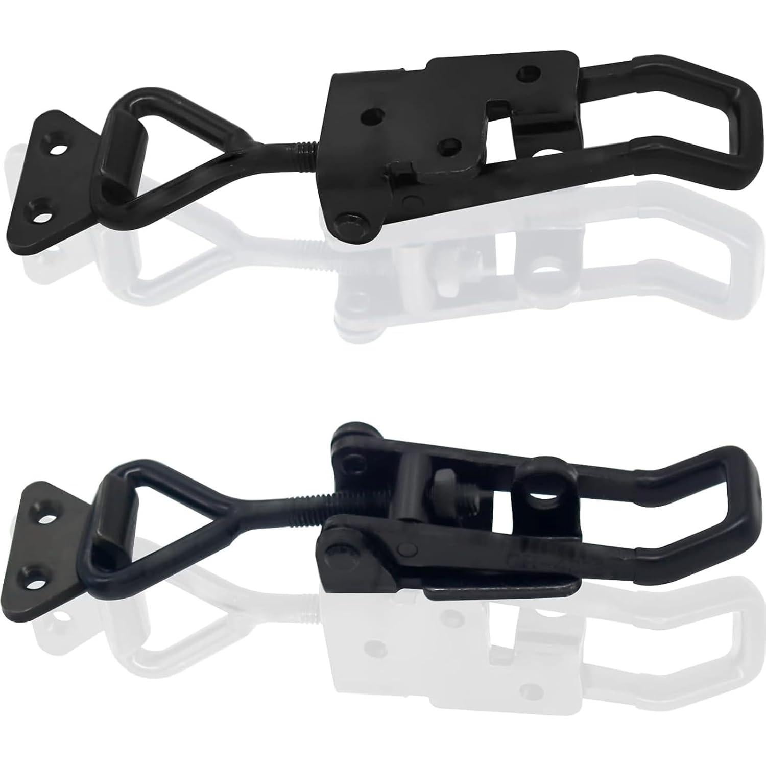 4 Pestillos de Palanca Ajustables EVANCENT 1320lbs Metal Negro