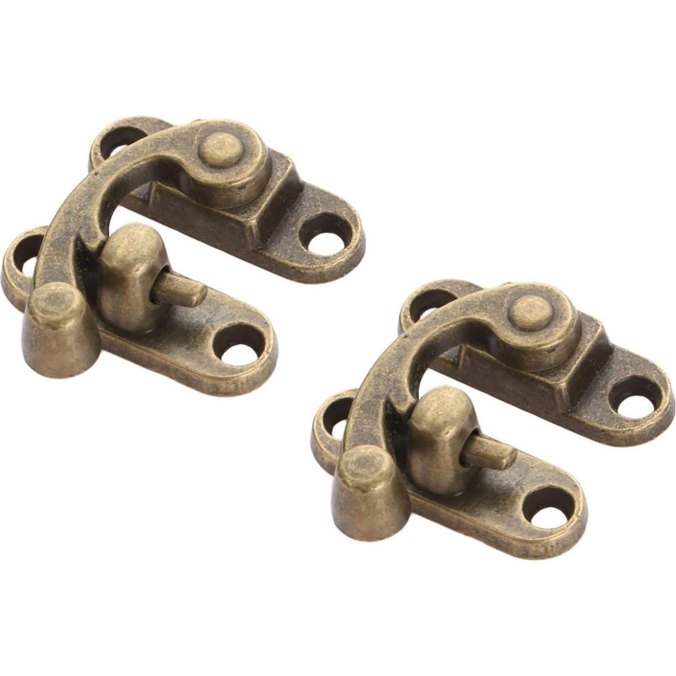 Gancho de Cierre Vintage Yetaha 2 Pcs Bronce Antiguo 29x33mm