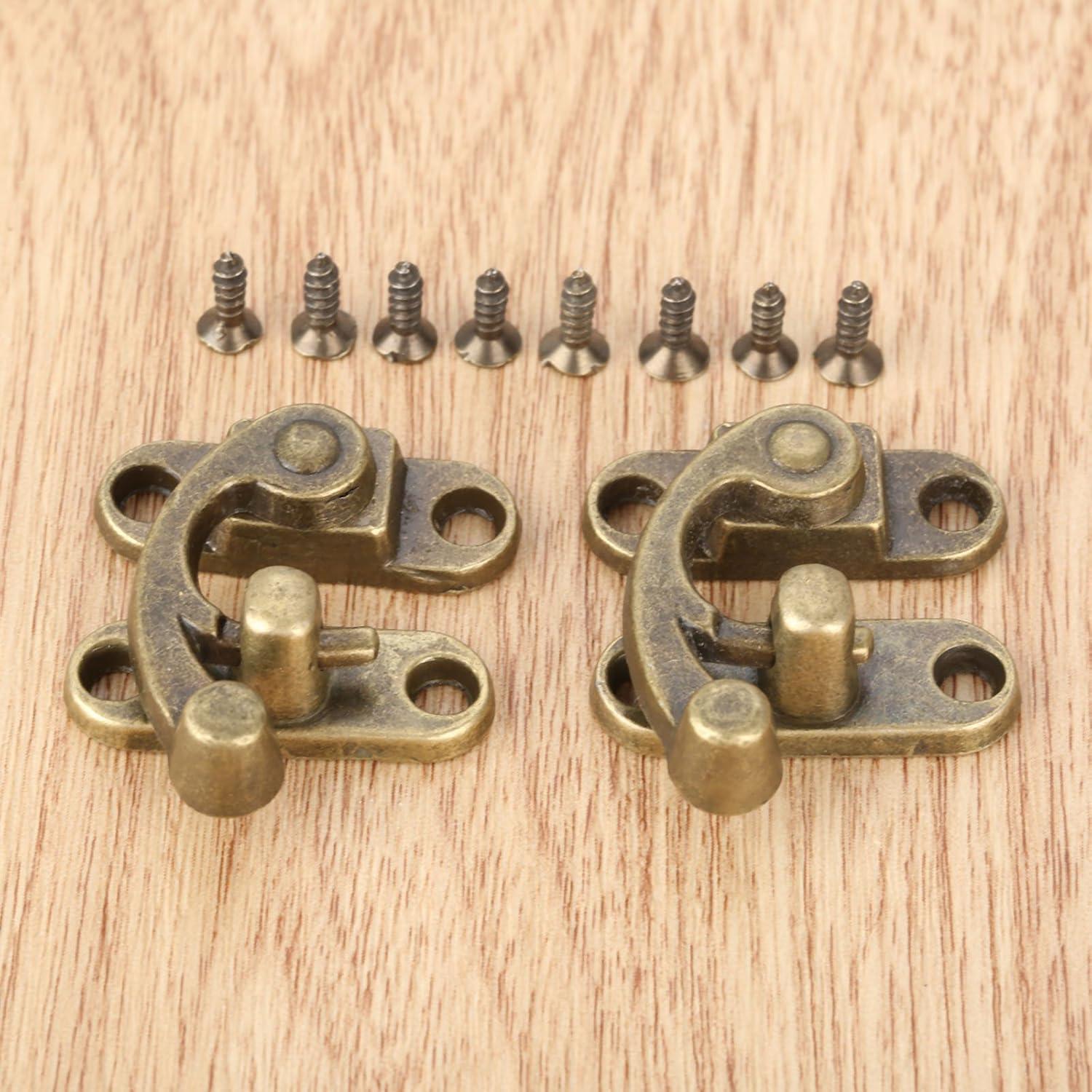 Gancho de Cierre Vintage Yetaha 2 Pcs Bronce Antiguo 29x33mm