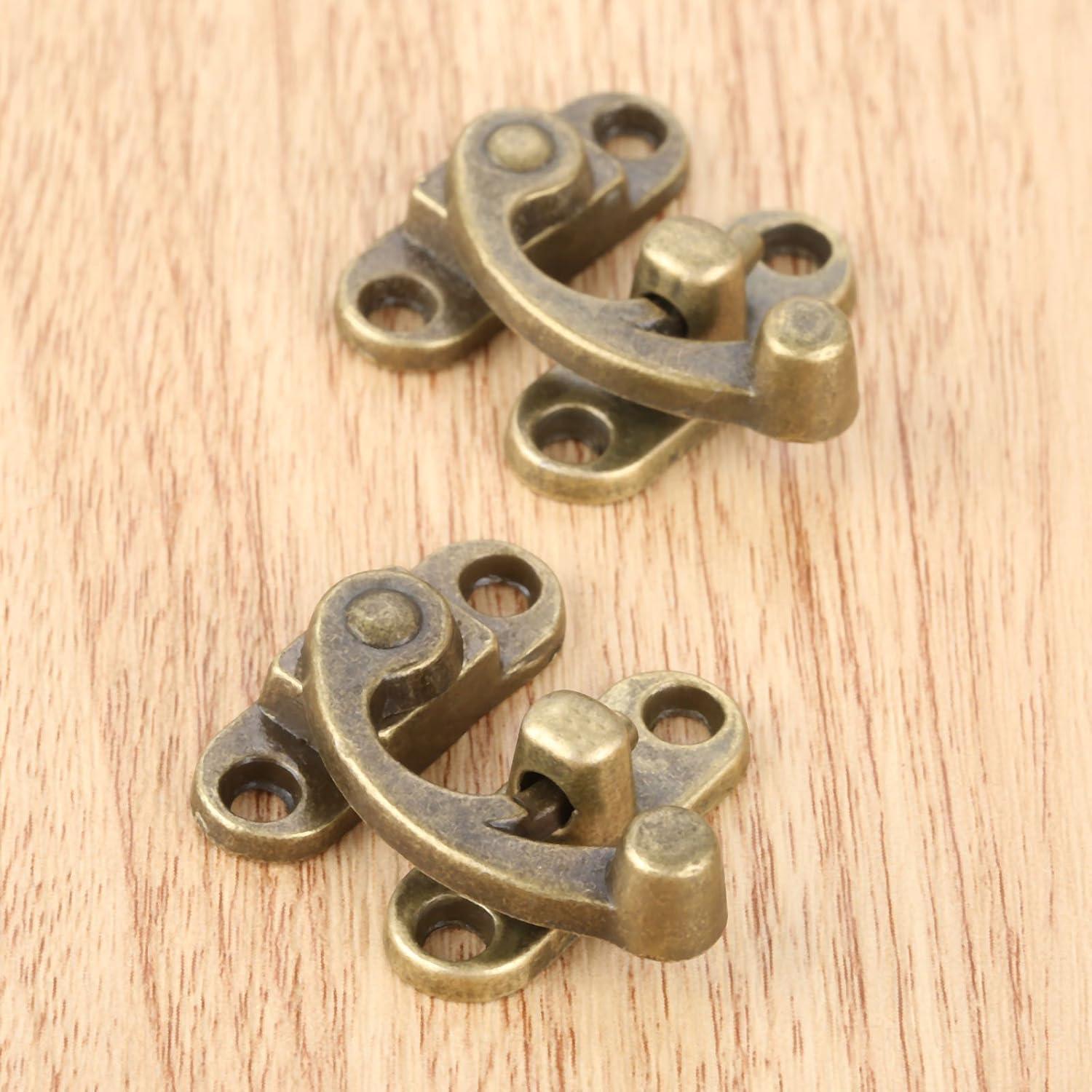 Gancho de Cierre Vintage Yetaha 2 Pcs Bronce Antiguo 29x33mm