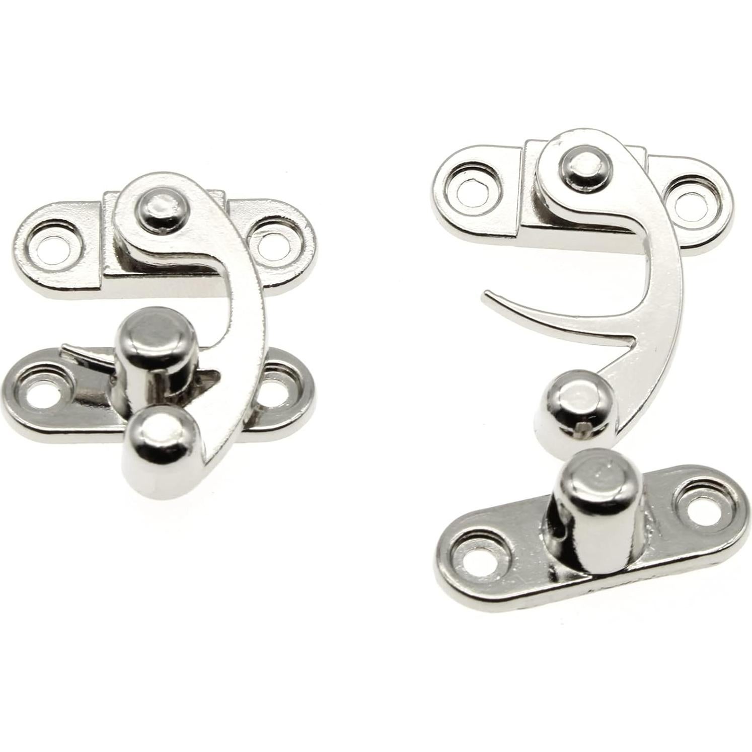 Cierre de Gancho Antiguo OZXNO 2-Pack 33x29mm Zinc Plata