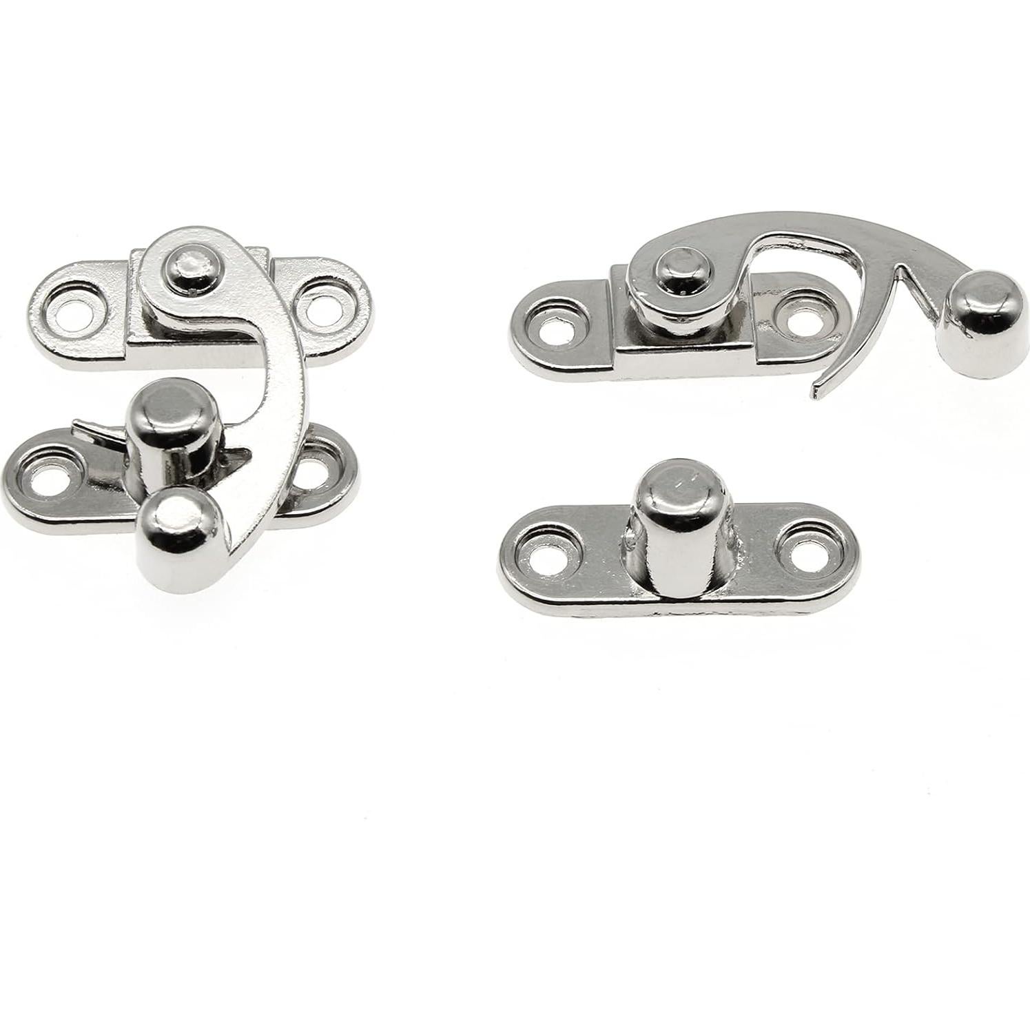 Cierre de Gancho Antiguo OZXNO 2-Pack 33x29mm Zinc Plata
