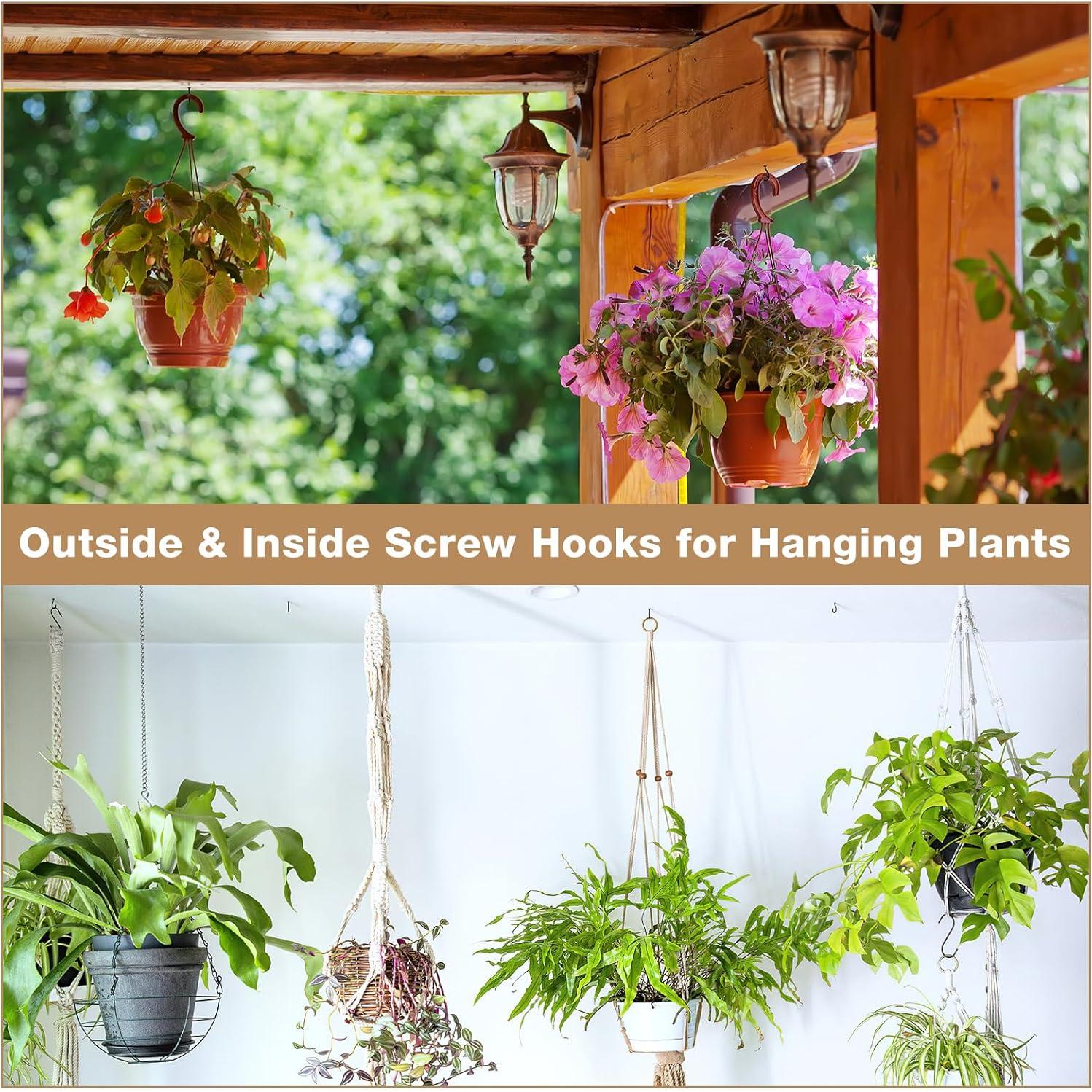 Ganchos de Tornillo RELBRO 3.81 cm Metal Negro 100 Pcs