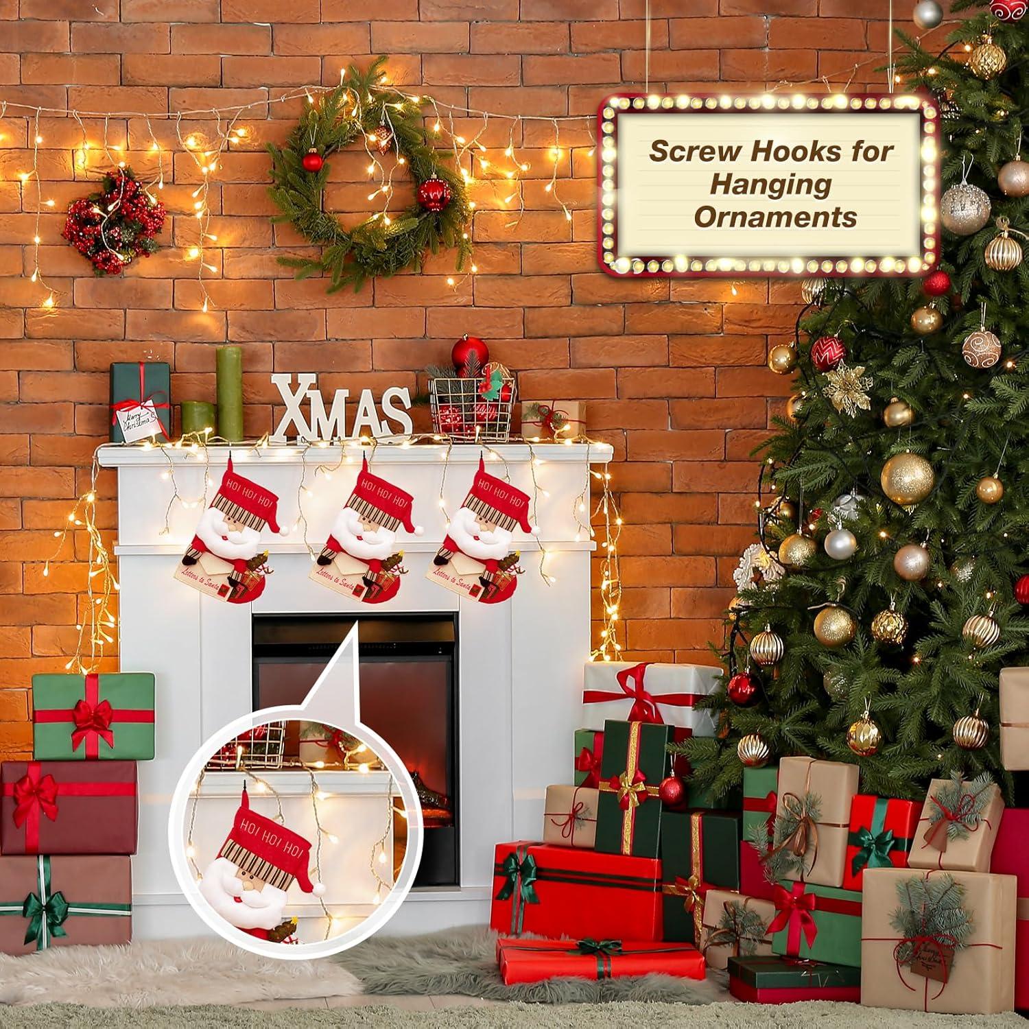 Ganchos de Tornillo RELBRO 3.81 cm Metal Negro 100 Pcs