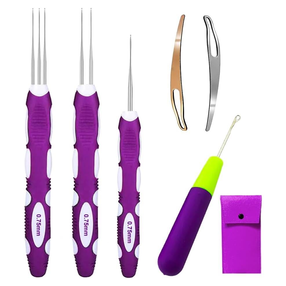 Ganchos de Crochet Yarniss para Dreadlocks 0.75mm Ergonómico