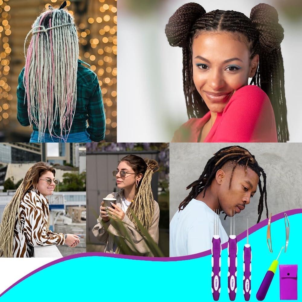 Ganchos de Crochet Yarniss para Dreadlocks 0.75mm Ergonómico