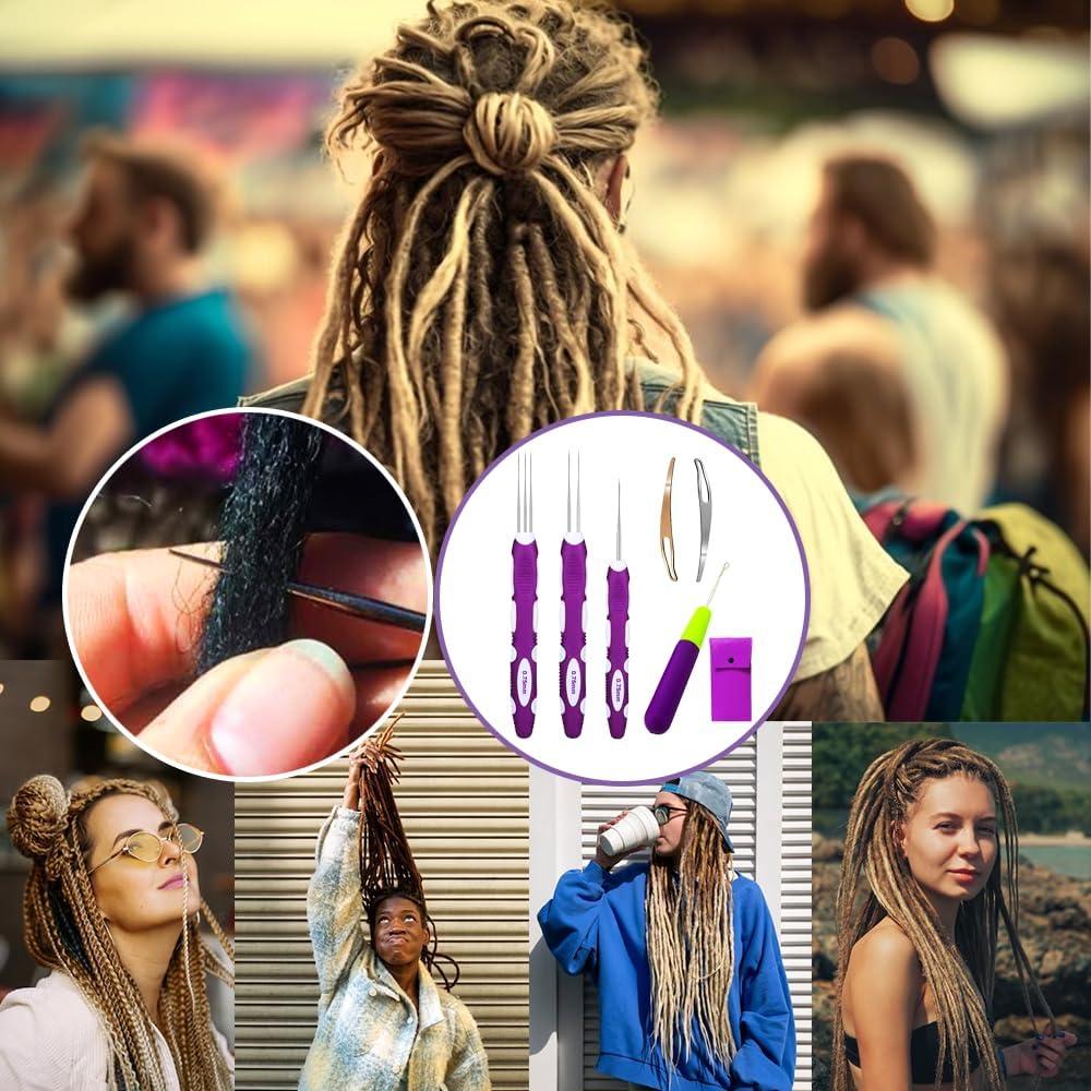 Ganchos de Crochet Yarniss para Dreadlocks 0.75mm Ergonómico