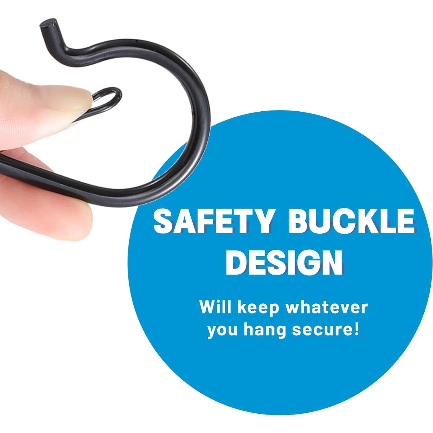 Ganchos de Tornillo FSAH 24 Pcs para Luces y Decoración