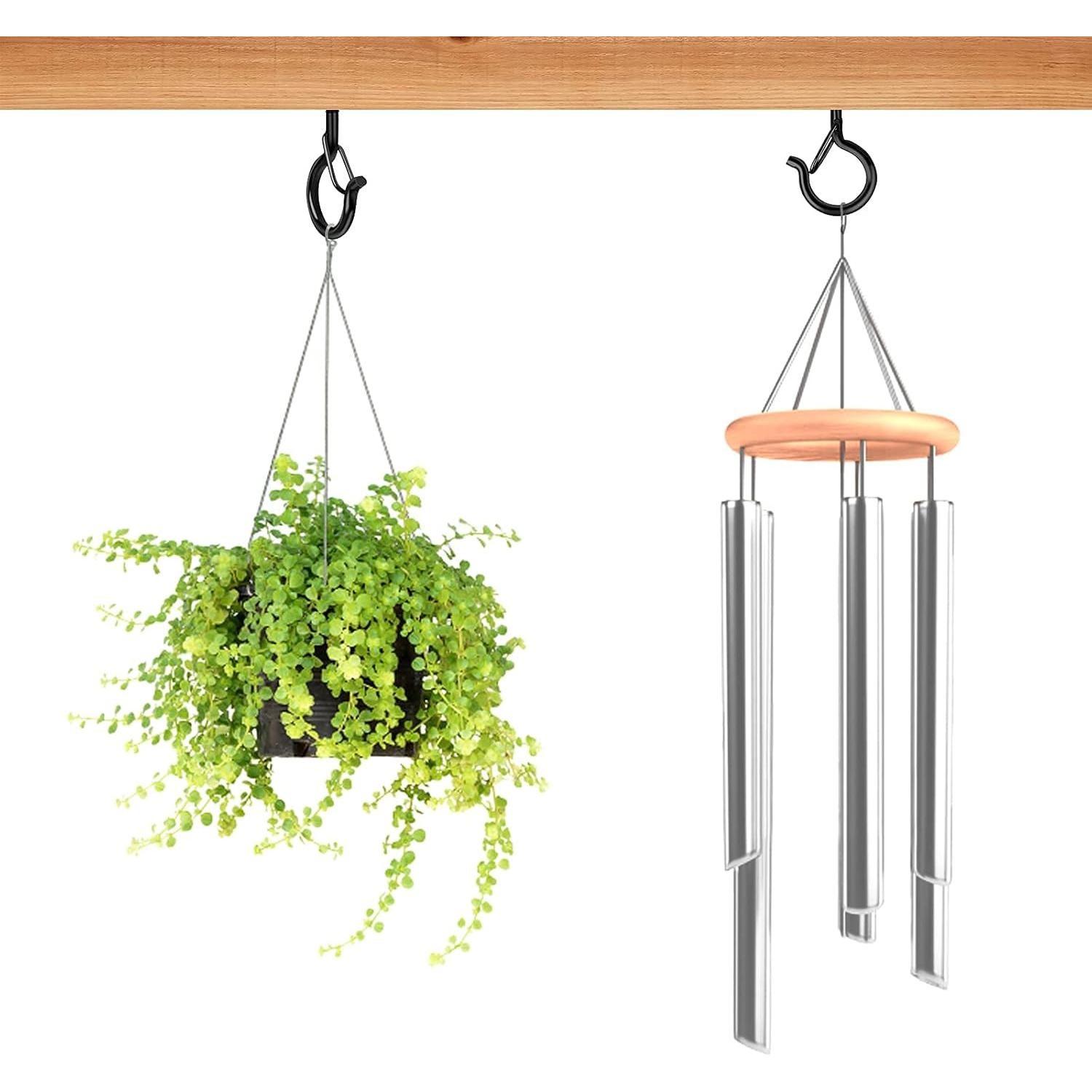 Ganchos de Tornillo FSAH 24 Pcs para Luces y Decoración