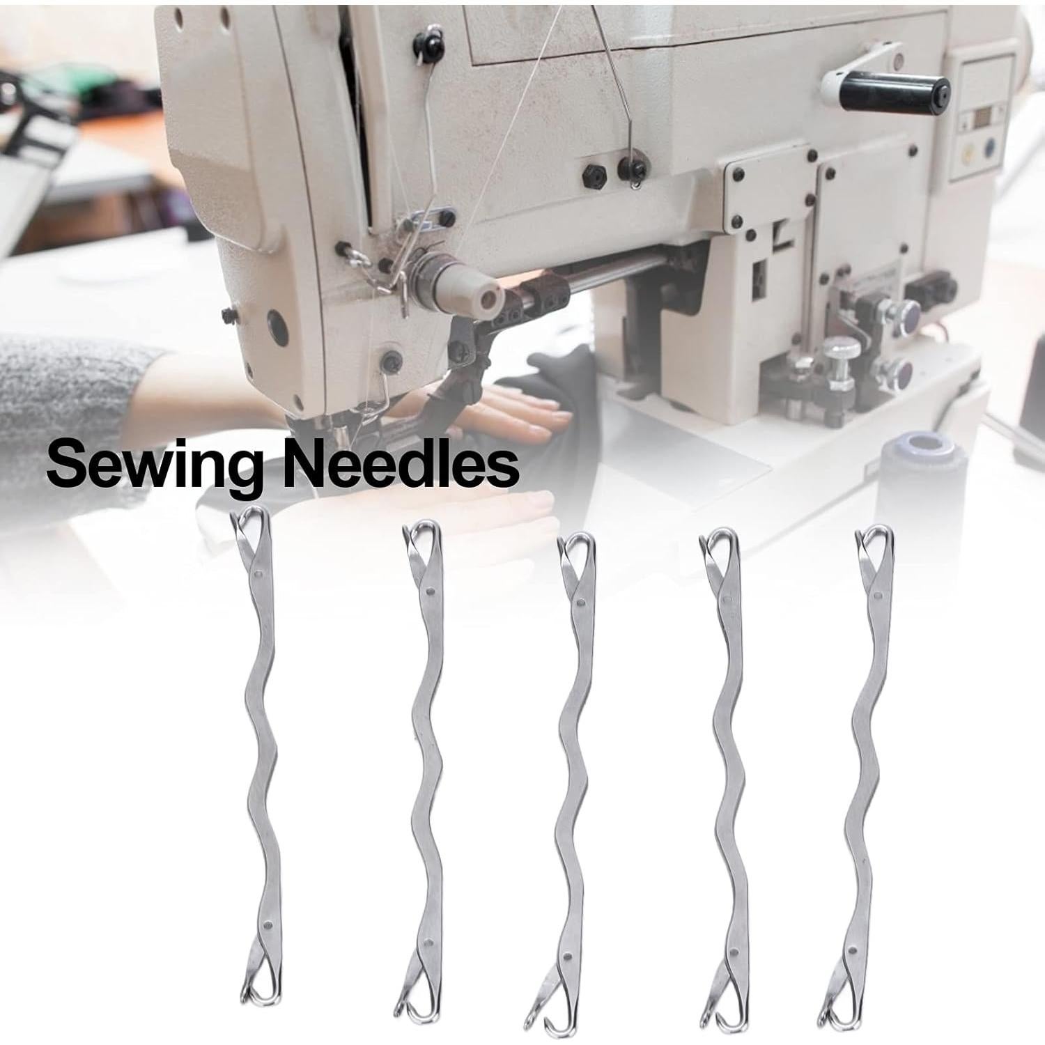 5 Agujas de Reparación Doble Punta Pssopp Acero Inoxidable